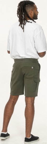 D555 Wigan 1 Elasticated Waist Fleece Cargo Shorts Khaki - Mjukisbyxor och -shorts - Mjukisbyxor & Mjukisshorts 2XL-12XL