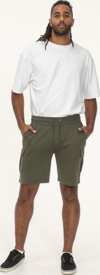 D555 Wigan 1 Elasticated Waist Fleece Cargo Shorts Khaki - Mjukisbyxor och -shorts - Mjukisbyxor & Mjukisshorts 2XL-12XL