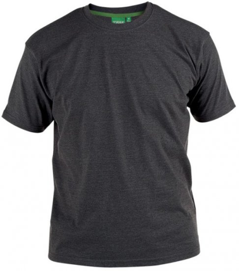 D555 Flyers Crew Neck T-shirt Charcoal - T-shirts - Stora T-shirts - 2XL-14XL