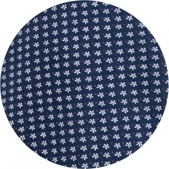 D555 Coventry AOP Polo Shirt Jacquard Collar & Ribbed Cuffs Navy - Pikétröjor - Stora pikétröjor - 2XL-8XL