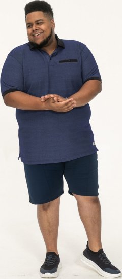 D555 Newcastle Polo Shirt Grey - Pikétröjor - Stora pikétröjor - 2XL-8XL