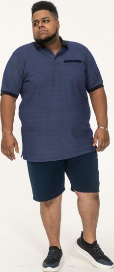 D555 Newcastle Polo Shirt Grey - Pikétröjor - Stora pikétröjor - 2XL-8XL