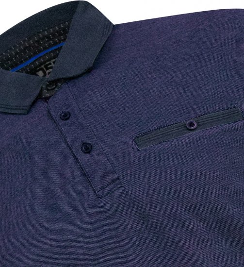 D555 Newcastle Polo Shirt Grey - Pikétröjor - Stora pikétröjor - 2XL-8XL