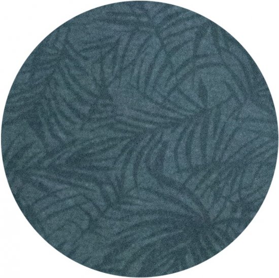 D555 Uttoxeter AOP Leaf Print Short Sleeve Polo Denim - Pikétröjor - Stora pikétröjor - 2XL-8XL