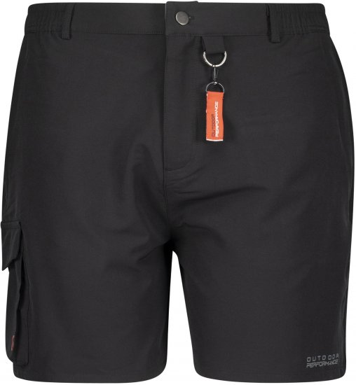 Adamo Tim Outdoor Shorts Black - Träningskläder & friluft - Träningskläder till herr i stora storlekar