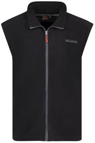 Adamo Montreal Fleece Vest Black - Jackor & Regnkläder - Stora jackor - 2XL-12XL