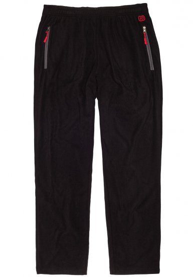 Adamo Ottawa Fleece Pants Black - Mjukisbyxor och -shorts - Mjukisbyxor & Mjukisshorts 2XL-8XL