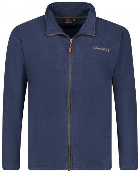Adamo Tampa Fleece Jacket Navy TALL SIZES - HERRKLÄDER MT-6XLT - Kläder för långa män