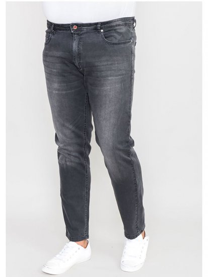 D555 Benson Tapered Fit Stretch Jeans Stonewash - Jeans & byxor - Stora Jeans och Stora Byxor