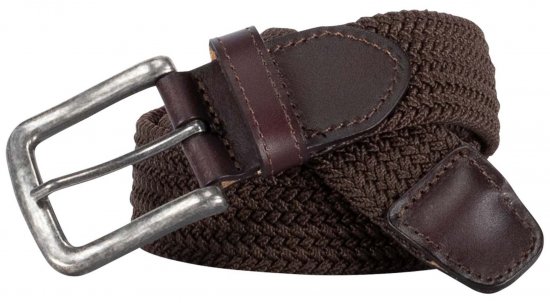 Adamo 180910 Stretchbälte Brun - Bälten - Långa bälten - W40-W70/2XL-8XL