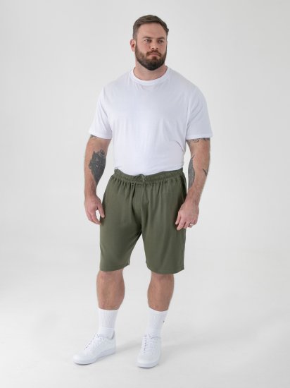 D555 Mitchell 1 Stretch Shorts med Elastisk Midja Khaki - Mjukisbyxor och -shorts - Mjukisbyxor & Mjukisshorts 2XL-12XL