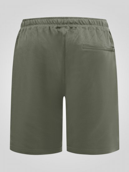 D555 Mitchell 1 Stretch Shorts med Elastisk Midja Khaki - Mjukisbyxor och -shorts - Mjukisbyxor & Mjukisshorts 2XL-12XL
