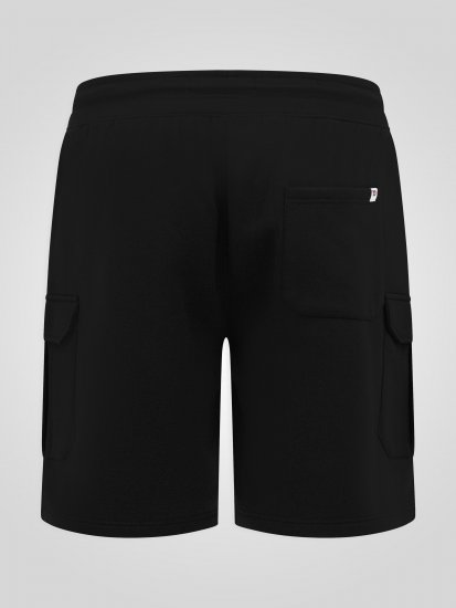 D555 Robinson 1 Fleece Cargo Shorts med Elastisk Midja Svart - Mjukisbyxor och -shorts - Mjukisbyxor & Mjukisshorts 2XL-12XL