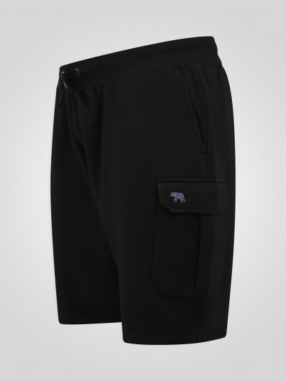 D555 Robinson 1 Fleece Cargo Shorts med Elastisk Midja Svart - Mjukisbyxor och -shorts - Mjukisbyxor & Mjukisshorts 2XL-12XL