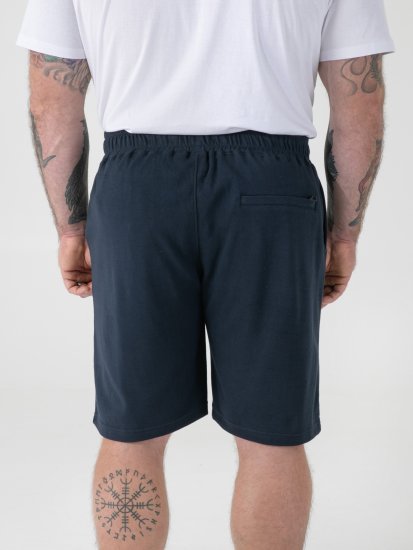 D555 Mitchell 2 Stretch Shorts med Elastisk Midja Marinblå - Mjukisbyxor och -shorts - Mjukisbyxor & Mjukisshorts 2XL-12XL