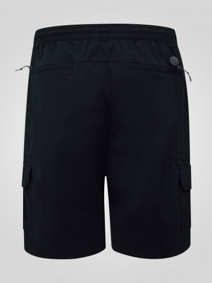 D555 Thomas Stretch Shorts med Elastisk Midja Svart - Shorts - Stora shorts W40-W60