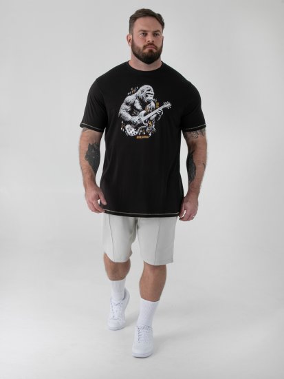 D555 Macfarlan T-shirt med Gorillatryck Svart - Alla kläder - Kläder stora storlekar herr