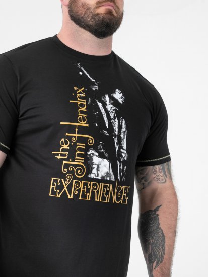 D555 Stokes Official Jimi Hendrix Experience T-shirt med tryck - T-shirts - Stora T-shirts - 2XL-14XL