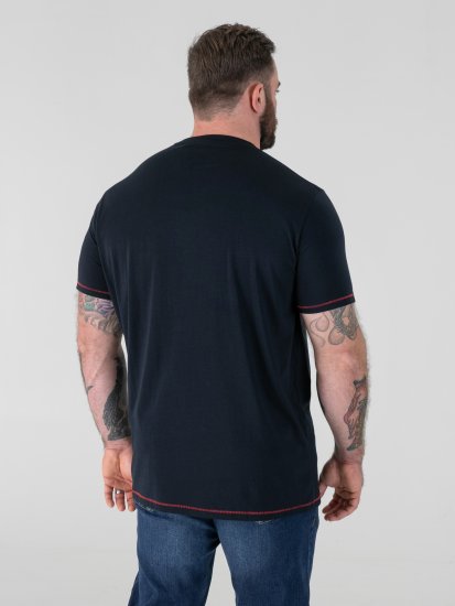 D555 Otto Official Pink Floyd 50th Anniversary T-shirt med tryck Marinblå - T-shirts - Stora T-shirts - 2XL-14XL