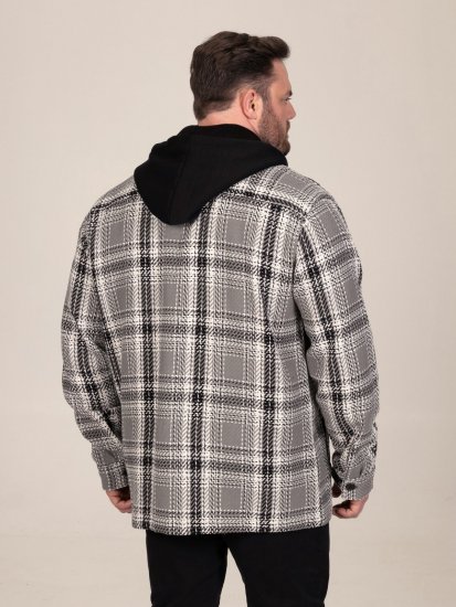 D555 Hayes Skjortjacka Grå - Skjortor - Stora skjortor - 2XL-8XL