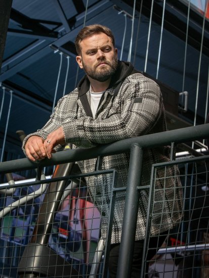 D555 Hayes Skjortjacka Grå - Skjortor - Stora skjortor - 2XL-8XL