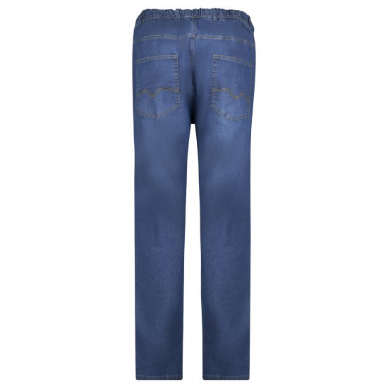 Adamo 199112 Jeans med elastisk midja Mellanblå - Jeans & byxor - Stora Jeans och Stora Byxor
