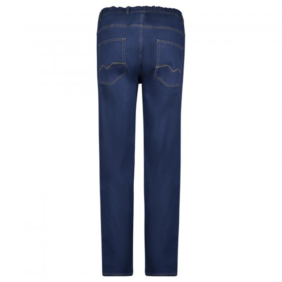 Adamo 199112 Jeans med elastisk midja Marinblå - Jeans & byxor - Stora Jeans och Stora Byxor