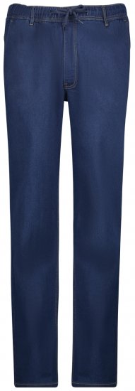 Adamo 199112 Jeans med elastisk midja Marinblå - Jeans & byxor - Stora Jeans och Stora Byxor
