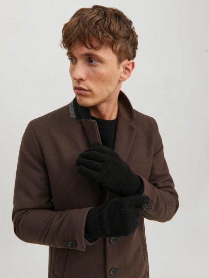 Jack & Jones Barry Stickade handskar Svart - Handskar - 