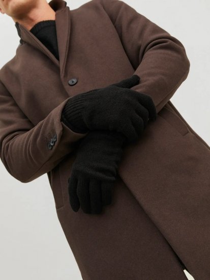 Jack & Jones Barry Stickade handskar Svart - Handskar - 