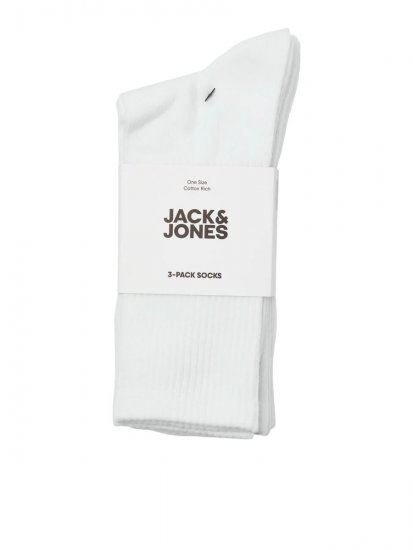 Jack & Jones Charles Tennisstrumpor Vit 3-pack - Underkläder & badkläder - Stora underkläder för män