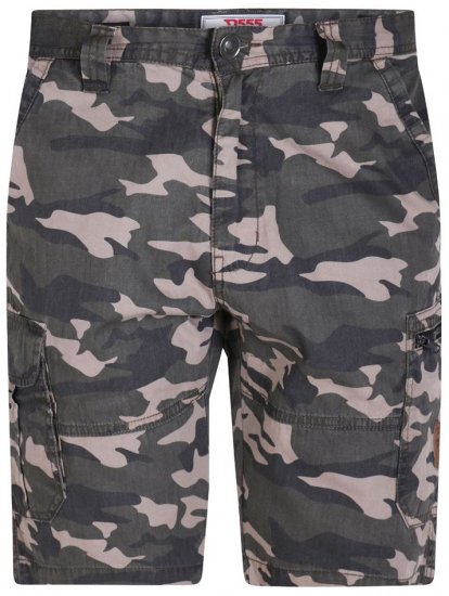 D555 Chadwick Shorts Green Camo - Shorts - Stora shorts W40-W60