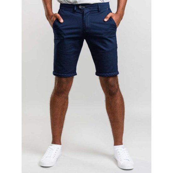 D555 Lopez Stretch Shorts Navy - Shorts - Stora shorts W40-W60