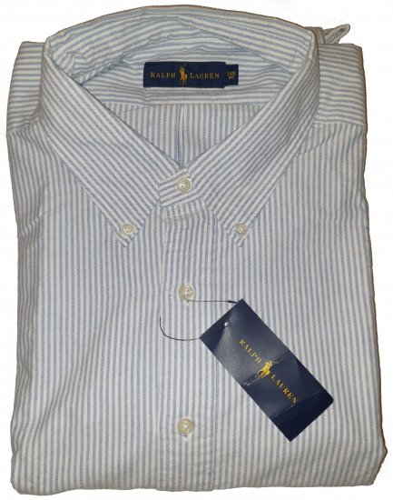 Polo Ralph Lauren TC6U Shirt Blue/White Stripe - Outlet - 