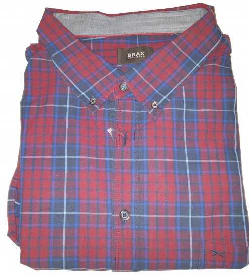 Brax 881016 Shirt Red - Motleys galna aprilrea - 