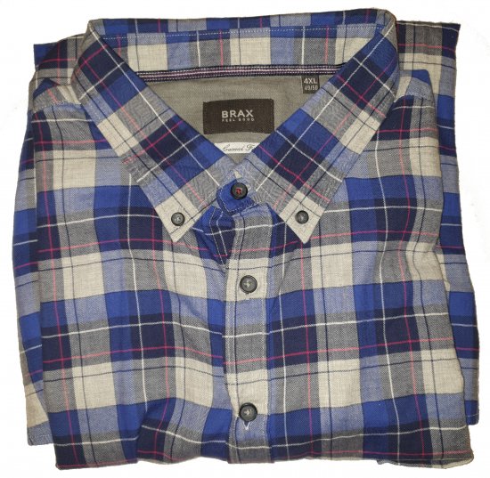 Brax 419030 Shirt Blue - Motleys galna aprilrea - 