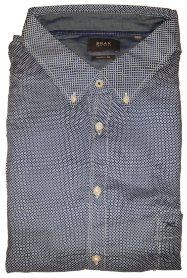 Brax 560-7 Blue Dot Shirt - Outlet - 