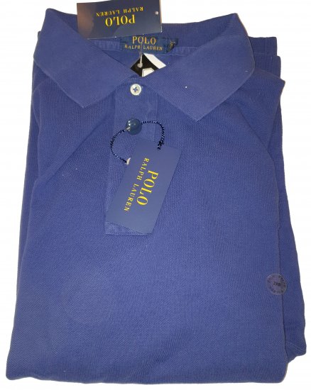 Ralph Lauren TC7C Polo Yale Blue - Motleys galna aprilrea - 