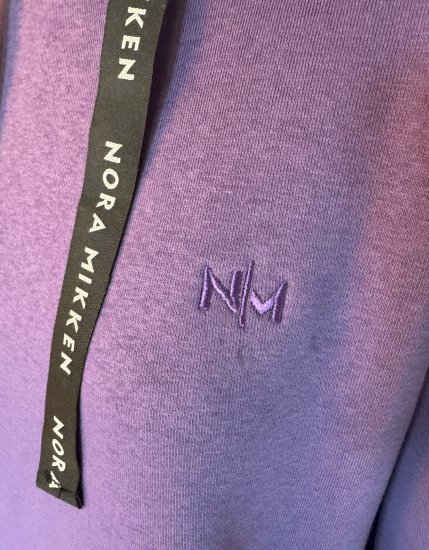 Nora Mikken KRISTINA Long Hoodie Purple - Tröjor & hoodies - 