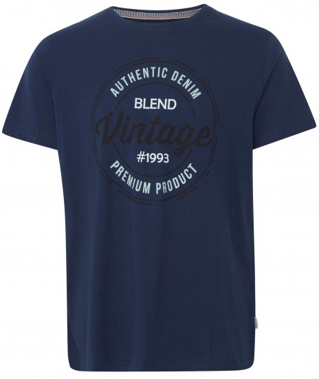 Blend 8411 T-Shirt Dress Blues - T-shirts - Stora T-shirts - 2XL-14XL