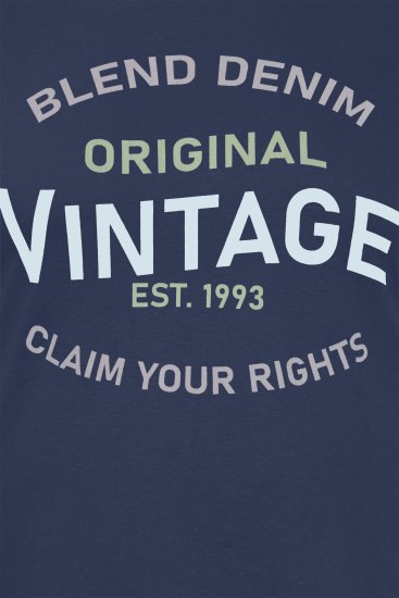 Blend 5018 T-Shirt Navy - T-shirts - Stora T-shirts - 2XL-14XL