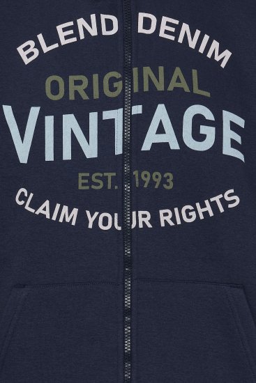 Blend 5054 Hoodie Dress Blues - Tröjor & hoodies - Stora hoodies & tröjor - 2XL-14XL