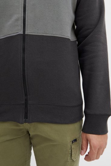 Blend 5282 Full Zipper Sweatshirt Black - Tröjor & hoodies - Stora hoodies & tröjor - 2XL-14XL