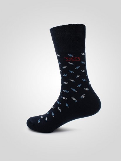 D555 Harold 3 Extra Wide Comfort Fit Socks 3-pack Navy/Denim - Underkläder & badkläder - Stora underkläder för män