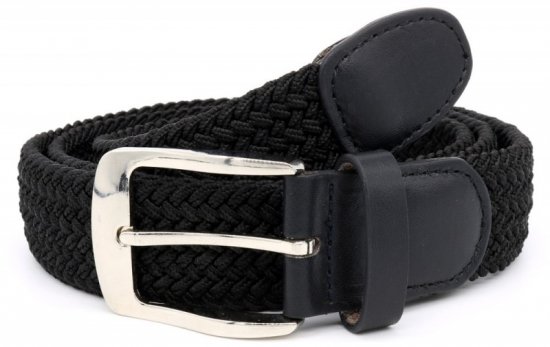 D555 Simon Braided Belt Black - Bälten - Långa bälten - W40-W70/2XL-8XL