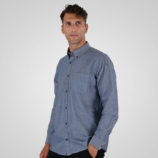 Double Outfitters GS-5225 Oxfordskjorta Ljusblå - Skjortor - Stora skjortor - 2XL-8XL