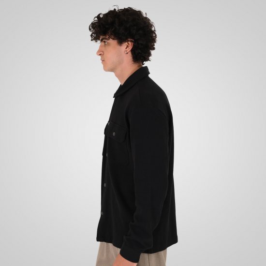 Double Outfitters GS-5237 Skjortjacka Svart - Skjortor - Stora skjortor - 2XL-8XL