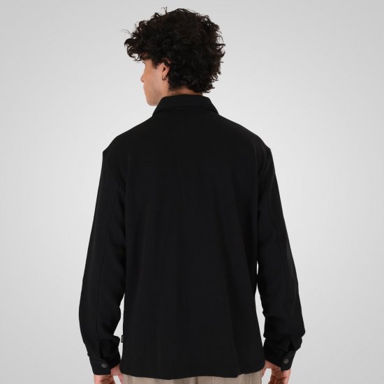 Double Outfitters GS-5237 Skjortjacka Svart - Skjortor - Stora skjortor - 2XL-8XL