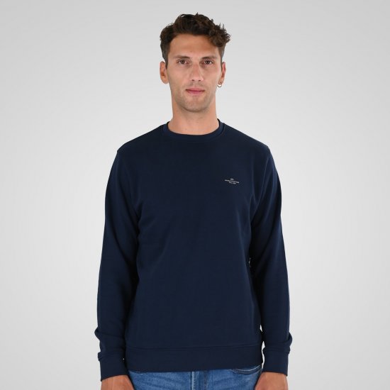 Double Outfitters MTOP-1141 Sweatshirt Mörkblå - Tröjor & hoodies - Stora hoodies & tröjor - 2XL-14XL
