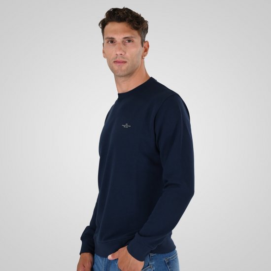 Double Outfitters MTOP-1141 Sweatshirt Mörkblå - Tröjor & hoodies - Stora hoodies & tröjor - 2XL-14XL